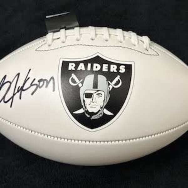 Bo Jackson — Signed Raiders Football