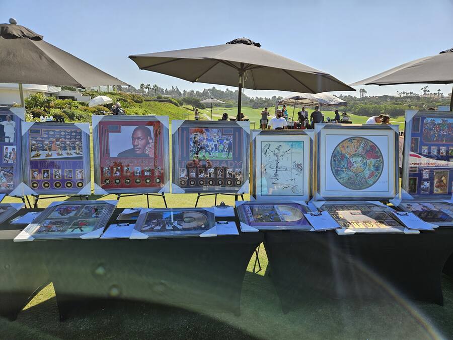 Sports & Art Display — Outdoor Setup